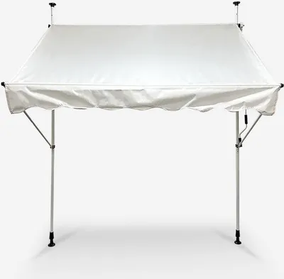 Produktbild von Fallarmmarkise 200x200 für den Außenbereich Balkon Terrasse Somber L - Weiß