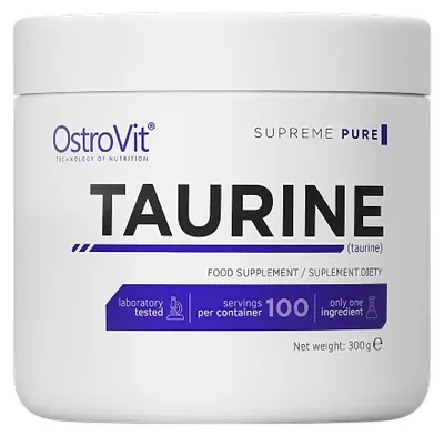 Produktbild von OstroVit Taurin Pulver 300 g Nahrungsergänzungsmittel
