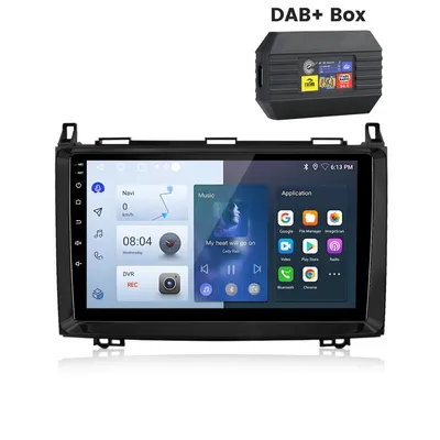 Immagine prodotto di 2+64G carplay android auto WIFI DAB per Mercedes Benz Classe A/B w169 w245 W906 Sprinter Vito Viano Autoradio GPS Navi SWC 4Core FM USB