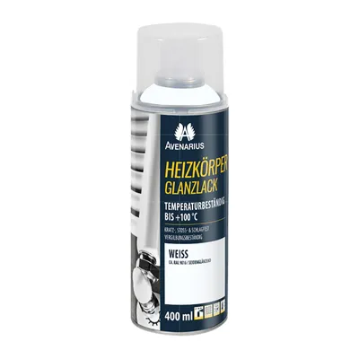 Produktbild von AVENARIUS Heizkörperlack 0.4 Liter Seidenglänzend Weiss RAL 9016