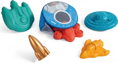 Obrázok produktu pre Hape Space Explorer Sand Ship Set, Súprava hračiek do piesku, 1,5 rok / roky, Viacfarebný