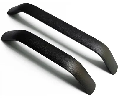 Produktbild von Küchenschrankgriffe und Schubladenknöpfe, Kleiderschrankgriffe, Schlafzimmermöbelgriffe, Schwarz, 2 Stück, 160 mm Lochabstand