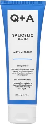 Produktbild von Q+A - Salicylic Acid Daily Cleanser, Gesichtsreinigungsgel mit Salicylsäure, 125 ml