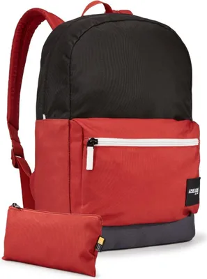 Produktbild von Case Logic Campus CCAM-1116 Black/Brick, 39,6 cm (15.6"), Notebook-Gehäuse, Polyester