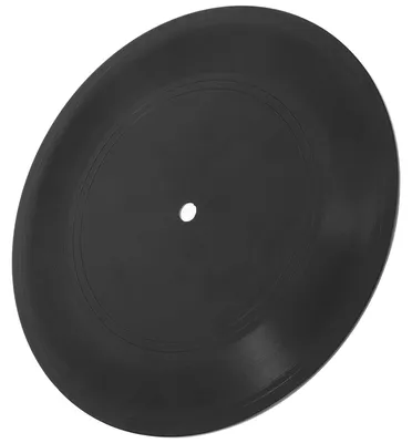 Produktbild von Schallplatten Wanddeko - Kunststoff Vinyl Platten für Musik-Themen - Schwarz - 30 cm Durchmesser