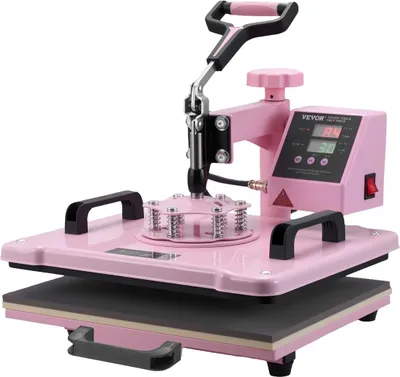 Immagine prodotto di Macchina termopressa 12x15 in 8 in 1 con pressa per t-shirt da 30 oz Rosa