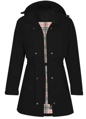 Produktbild von ATLASLAVA Damen Softshelljacke Wasserdichte Atmungsaktive Leichte Fleece Kapuze Übergangsjacke Laufen Wanderjacke, XXL, Marineblau