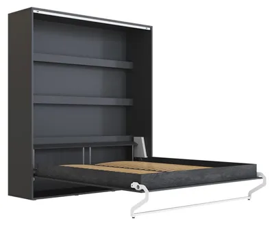 Produktbild von Schrankbett 180x200 Vertikal M3 Tiefe 55cm Anthrazit