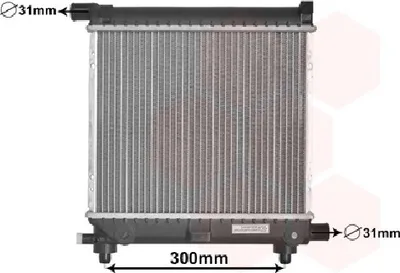 Produktbild von Van Wezel Wasserkühler für Mercedes 190 W201 Kombi S124 Coupe C124