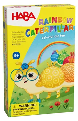 Produktbild von Haba Regenbogen Raupe Spiel - buntes Kinderspiel für Spaß