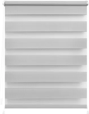 Produktbild von Lichtblick Duo Rollo Klemmfix, ohne Bohren, verspannt Grau, 150 cm, 80 cm x 150 cm (B x L)
