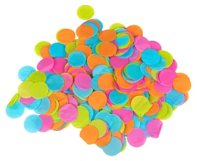 Produktbild von 12x Konfetti bunt Ø 2.5 cm 15 g