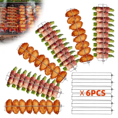 Productafbeelding van Grillgereedschap Set voor Kippenvleugels, 6 Stuks