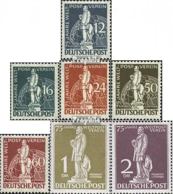 Produktbild von Briefmarken Berlin (West) 1949 Mi 35-41 (kompl.Ausg.) gestempelt Weltpostverein