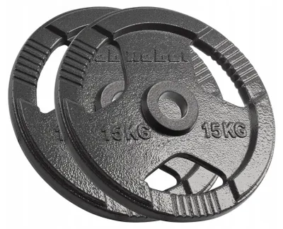 Immagine prodotto di Set di dischi in ghisa Rebel 2x15 kg con maniglie da 51 mm
