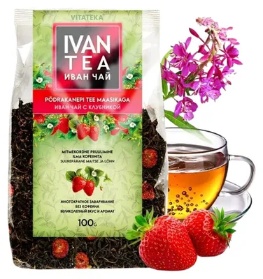 Obrázek produktu pro Ivan čaj (vrbovka úzkolistá) s jahodami – 100 g – Vitateka