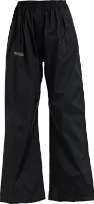 Produktbild von Regatta Kinder Pack it Regenhose - wasserdicht & atmungsaktiv RKW110 schwarz : 152 Größe: 152
