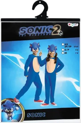 Obrázok produktu pre Kostým, karnevalový kostým Ježko Sonic 127-136 cm (7-8 rokov)