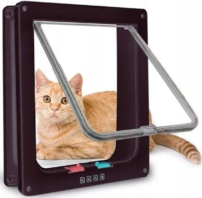 Produktbild von Katzenklappe Hundeklappe Magnetverschluss Hundetür Katzentür 25X29 CM 10935