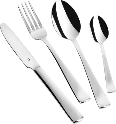Produktbild von KUPPELS Edelstahl Besteck-Set 24-tlg Essbesteck 6 Personen LARISSA