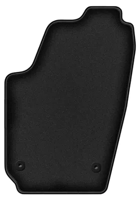 Produktbild von Fahrermatte Velours für Seat Cordoba II 2002-2009 (Limousine) – 1-tlg, Schwarz, passgenau – Wielganizator DURBAN