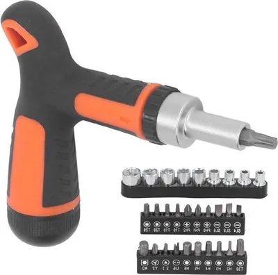 Obrázok produktu pre Sada magnetických skrutkovačov Ratel, 30-dielna, na domáce opravy