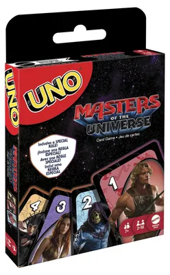 Produktbild von Games UNO Masters of the Universe Film Kartenspiel für Kinder, Erwachsene und Spieleabende in der Familie mit Motivdeck, Kartenspiel, Familie, 7 Jahr(e)