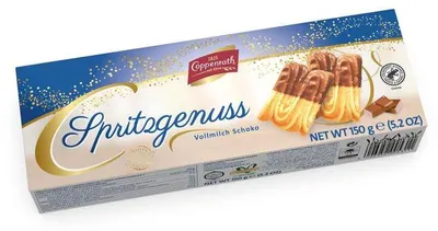 Produktbild von Spritzgenuss Vollmilch Schoko Spritzgebäck von Coppenrath, 150g