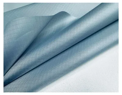Produktbild von Ripstop-Spinnaker, leichter Stoff, Drachen-Material, Nylon, wasserabweisend, 150 cm breit, silberfarben, Meterware