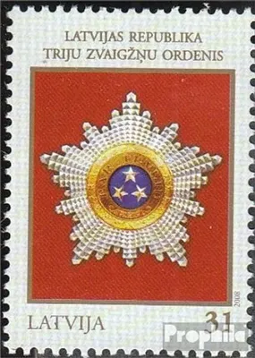 Produktbild von Briefmarken Lettland 2008 Mi 724 (kompl.Ausg.) postfrisch Orden
