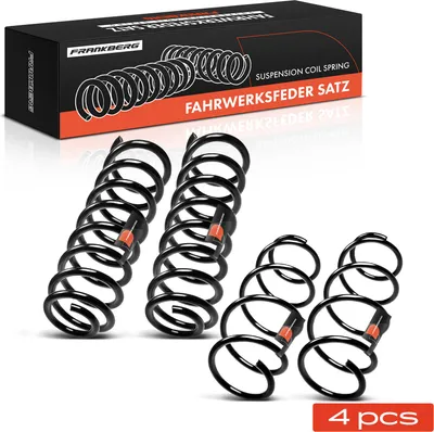 Image de Frankberg 4x Ressorts de suspension Avant Arrière pour Renault Megane II Break KM0/1_