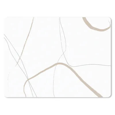 Produktbild von MuchoWow® Mauspad Mousepad Abstrakt - Minimalismus - Linienkunst 23x19 cm - Mousepads - Maus Mat - Pad - Mausunterlage - Schreibtischunterlage - Mauspad