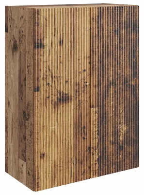 Zdjęcie produktu dla Szafka ścienna vidaXL z drewna postarzanego 66 x 34,5 x 90 cm z płyt drewnopochodnych