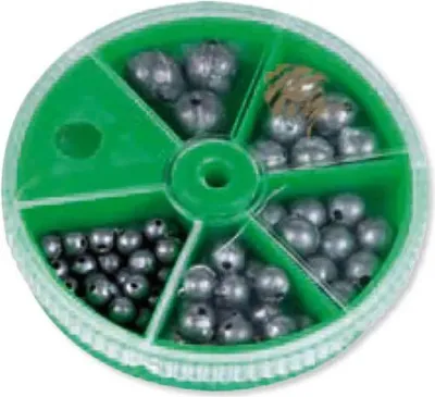 Zdjęcie produktu dla Kali Round Set Split Lead Shot Green 100 g Green 100 g