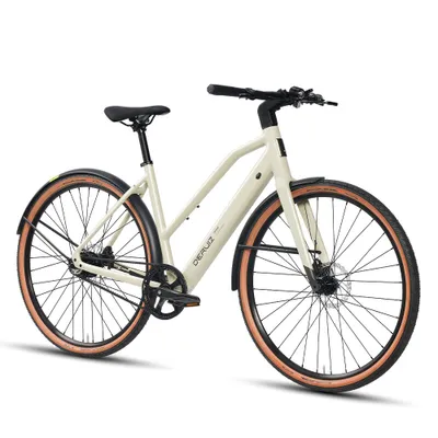 Produktbild von E-Bike Cityrad Turmali 48.5&52&58cm Ebikefür Damen und Herren 1 Gang, Heckmotor, 360 Wh, 36v großer Kapazität, nur 18,5kg, Stadtetauglich