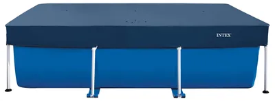 Image de Bâche de protection pour piscine INTEX 28078 Deluxe, rectangulaire, 300 x 200 cm