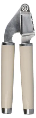 Image de Presse à ail KitchenAid, en acier inoxydable, compatible lave-vaisselle – Crème d'amandes