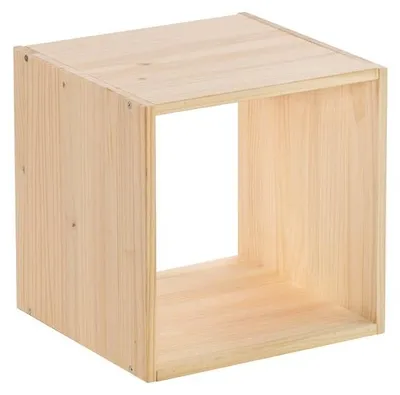 Produktbild von Astigarraga Kit Line Dinamic Modulares Regal Würfel Holzregal,Fächer:1x1 (36,2x36,2x33cm)