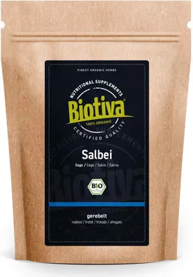 Produktbild von Biotiva Salbei Tee gerebelt 100g aus biologischem Anbau