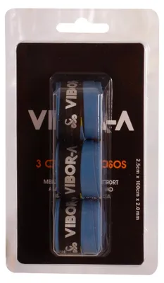 Zdjęcie produktu dla Blister 3 Smoth Overgrips Pro Vibor-a Blue