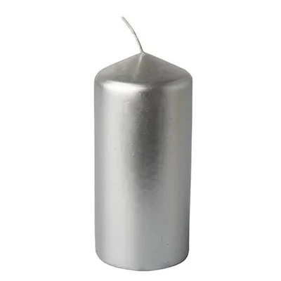 Produktbild von Stumpenkerze Ø 60 mm · 130 mm silber