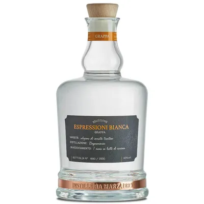 Produktbild von Marzadro Grappa Espressioni Bianca 43% vol. 0,7l