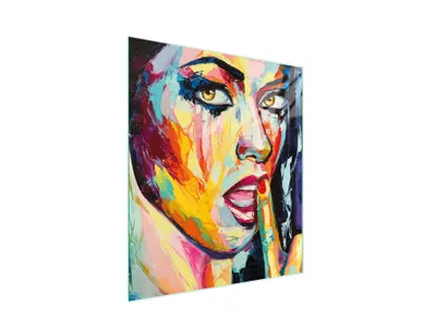Produktbild von Glasschneidebrett 45x52 Frau
