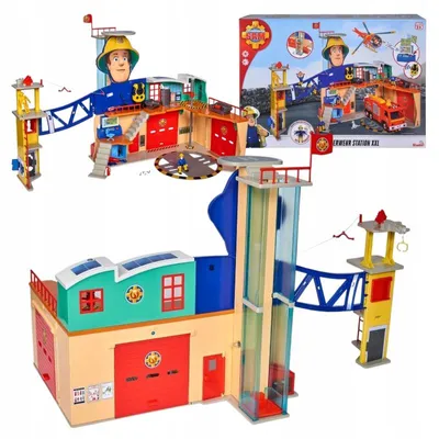 Produktbild von Figur „Sam, Der Feuerwehrmann“ – Spielzeug-Set „Feuerwehrhaus“ Für Kinder Ab 3 Jahren Xxl Simba