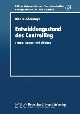 Produktbild von Entwicklungsstand des Controlling