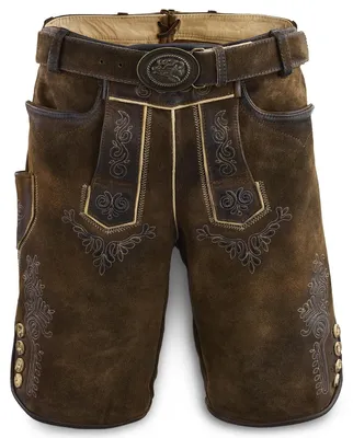 Produktbild von Lederhose Rolli ZV.Antik nuss 48