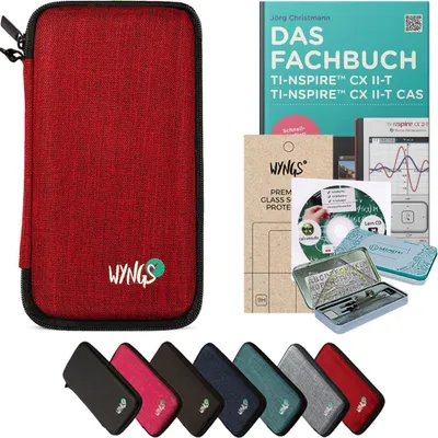 Produktbild von CALCUSO Zubehör Streberpaket Rot kompatibel für Grafikrechner TI Nspire CX II-T /CX II-T CAS