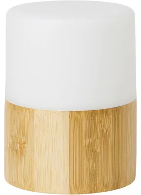 Obrázok produktu pre Duni LED svietidlo Bright Bamboo Kerzenhalter 105 x 75 mm