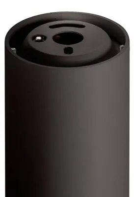 Image de Numinos Plafonnier LED noir cylindrique