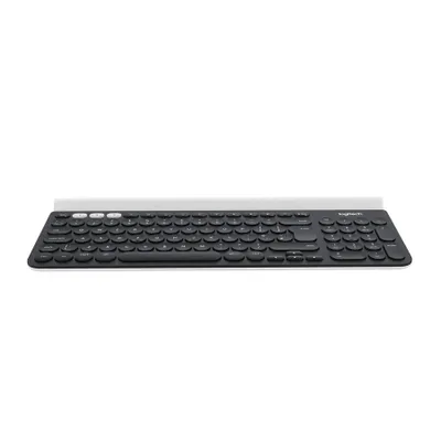 Produktbild von Logitech K780, Volle Größe (100%), Kabellos, RF Wireless + Bluetooth, QWERTY, Weiß